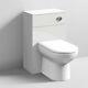Back To Wall Wc Toilet Unit 500mm X 300mm Gloss White Bathroom Furniture