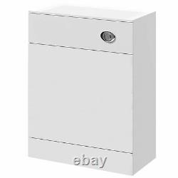 Back to Wall WC Toilet Unit 500mm x 300mm Gloss White Bathroom Furniture