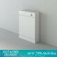 Back To Wall Wc Toilet Unit 600mm Wide X 200mm Deep Gloss White Finish
