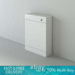 Back to Wall WC Toilet Unit 600mm Wide x 200mm Deep Gloss White Finish