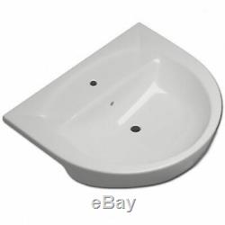 Back to wall 1500mm walnut vanity sink basin toilet BTW unit and cistern L15E3