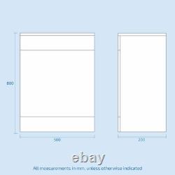 Basin Vanity & WC Toilet Pan Soft Close and Bath + Panel Bathroom Suite Nanuya