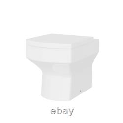 Bathroom 600mm 800mm Gloss White Grey Vanity Unit Basin Sink Toilet Cabinet WC