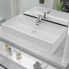 Bathroom Cloakroom Wash Basin Sink With Faucet Hole Tap Multi Sizes Vidaxl