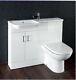 Bathroom Donatello Combi Pack Vanity Back To Wall Unit Vanity Basins Cupboard