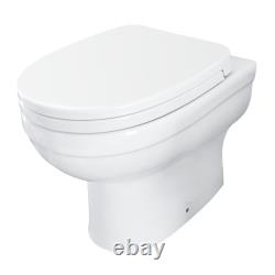 Bathroom LH 1100mm Charcoal Furniture L Shape Vanity Unit Basin Sink TW Toilet