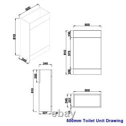 Bathroom LH 1100mm Charcoal Furniture L Shape Vanity Unit Basin Sink TW Toilet