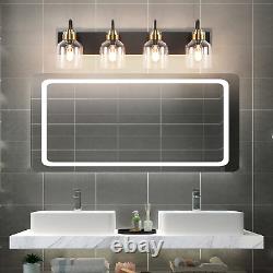 Bathroom Light Fixtures over Mirror 4-Light Vanity Light for Bathroom Bronze Bru