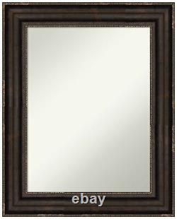 Bathroom Mirror, Stately Bronze Wall Mirror for use as Bathroom Vanity Mirror