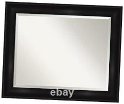 Bathroom Mirror Wall Mirror for use as Bathroom Glass Size 28x22 Grand Black