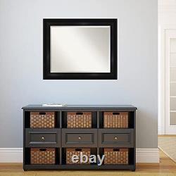 Bathroom Mirror Wall Mirror for use as Bathroom Glass Size 28x22 Grand Black