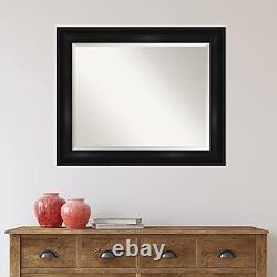 Bathroom Mirror Wall Mirror for use as Bathroom Glass Size 28x22 Grand Black