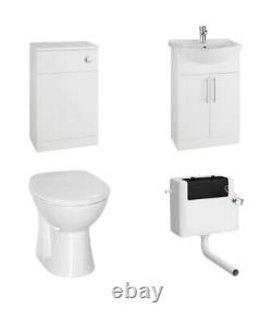 Bathroom Pack With Milton Back To Wall Toilet And Conceal and 1050mm furniture