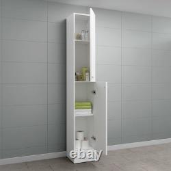 Bathroom Suite Combined Furniture Vanity Unit Sink Toilet Set & Back to Wall UK