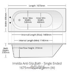 Bathroom Suite with 1050mm Vanity Set Inc Roca Comfort Height Toilet Pan Imelda