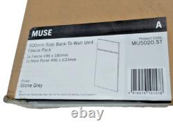 Bathroom Unit Slab Back-to-Wall Fascia Pack Muse Stone Grey 50cm Roper Rhodes R2