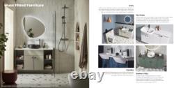 Bathroom Unit Slab Back-to-Wall Fascia Pack Muse Stone Grey 50cm Roper Rhodes R2