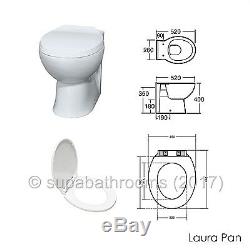 Bathroom Vanity Unit 1200 Furniture, BTW Back To Wall, WC Toilet, Cistern, Seat
