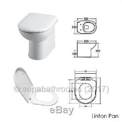 Bathroom Vanity Unit 1200 Furniture, BTW Back To Wall, WC Toilet, Cistern, Seat