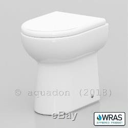 Bathroom Vanity Unit 450mm Basin Sink Linton Back to Wall Toilet Furniture Suite
