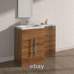 Bathroom Vanity Unit BTW Toilet Suite Basin Sink Cabinet Storage Tall Furniture
