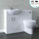 Bathroom Vanity Unit & Back To Wall Wc Toilet Unit 1050 Pan Options