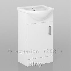 Bathroom Vanity Unit & Back To Wall WC Toilet Unit 950 Pan Options