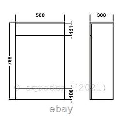 Bathroom Vanity Unit & Back To Wall WC Toilet Unit 950 Pan Options