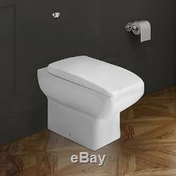 Bathroom Vanity Unit Cabinet D Shape Basin Sink Wc Unit Back To Wall Toilet