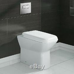 Bathroom Vanity Unit Cabinet D Shape Basin Sink Wc Unit Back To Wall Toilet