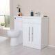 Bathroom Vanity Unit Designer Furniture Suite Back To Wall Wc Toilet, Basin Sink