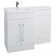 Bathroom Vanity Unit Furniture Back To Wall Wc Toilet Basin Sink L Shaped Choice