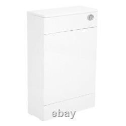 Bathroom Vanity Unit Furniture Suite Cabinet Toilet Basin Back To Wall WC 1050mm