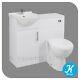 Bathroom Vanity Unit Kass 450 Basin Laura Back To Wall Toilet & Seat Cistern