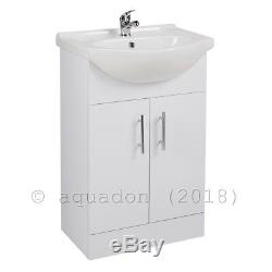 Bathroom Vanity Unit Kass 550 Basin Laura Back to Wall Toilet Seat Cistern