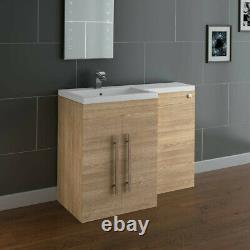 Bathroom Vanity Unit Toilet Combined Suite Basin Sink Left Right Hand Furniture