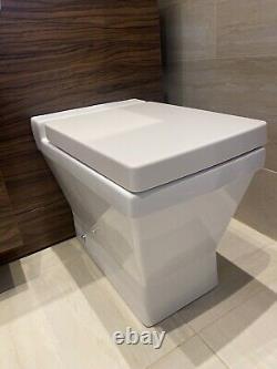 Bathroom Vanity Unit With Drawers, with WC, And Bath Shower Screen used