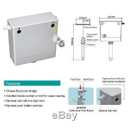 Bathroom Vanity WC Unit Back To Wall 300 or 252mm MCF Free Concealed Cistern