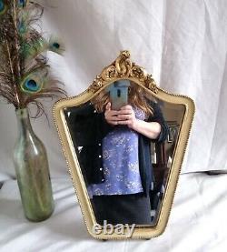 Beautiful Vintage Gilt Gesso Tabletop Dressing Table/Vanity Bevelled Mirror
