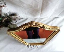Beautiful Vintage Gilt Gesso Tabletop Dressing Table/Vanity Bevelled Mirror