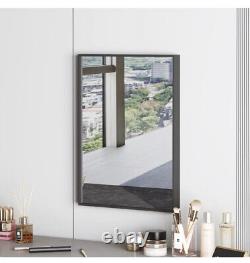 Black Rectangle Vanity Mirror For Bathroom 24x15.7. New In Open Box