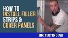 Cabinets 101 How To Install Filler Strips U0026 Cover Panels Diy