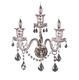 Chrome French K9 Crystal Dining Room Bathroom Wall Sconce Vanity Light Fixture