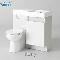 Combination Bathroom Vanity Unit&Basin Back To Wall Toilet 906R Collection only