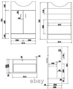 Complete Bathroom Suite LH/RH L Shaped Bath Vanity Unit BTW Toilet Taps Shower