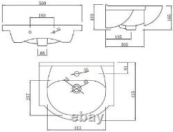 Complete Bathroom Suite LH/RH L Shaped Bath Vanity Unit BTW Toilet Taps Shower