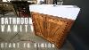 Complete Bathroom Vanity Build Start To Finish Diy Bathroom Vanity