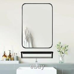Covienapp Bathroom Vanity Mirror 50 x 70 CM Wall Decorative with Shelf Rack D