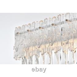 Crystal Wall Sconce 4 Light Fixture Chrome Bathroom Vanity Dining Room Foyer 19