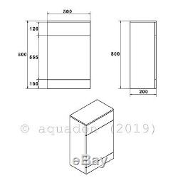 Curve Modern Bathroom Suite Back To Wall Vanity Unit WC Unit Toilet Linton